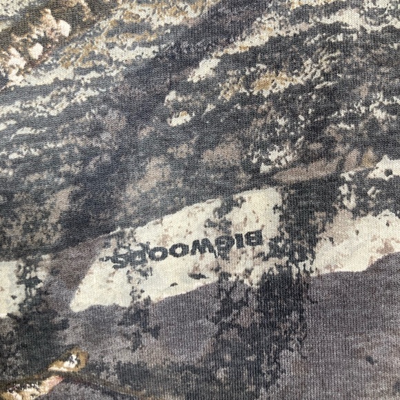 Bigwoods by Trebark Jerzees Outdoors Men's Camouflage Long Sleeve Henley - Picture 3 of 6